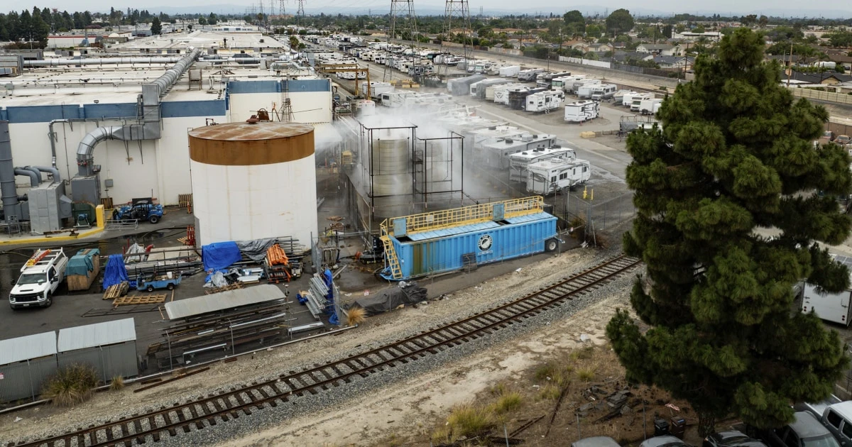 All evacuation orders lifted after explosion at California chemical tank is averted