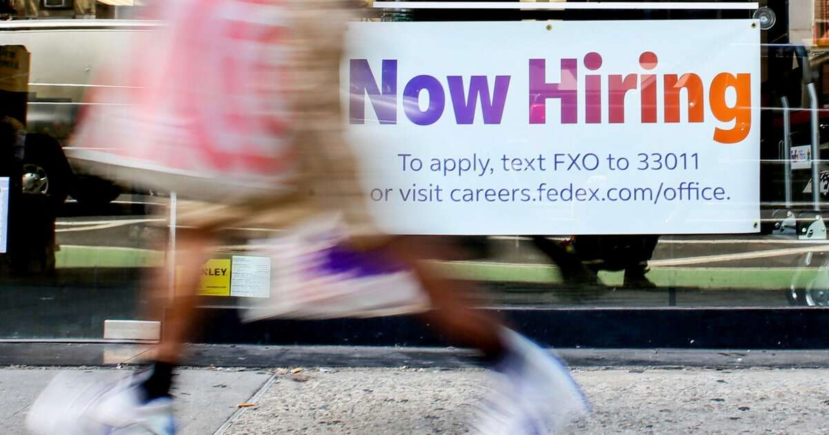 U.S. added 818,000 fewer jobs than thought, adding to concerns about economy