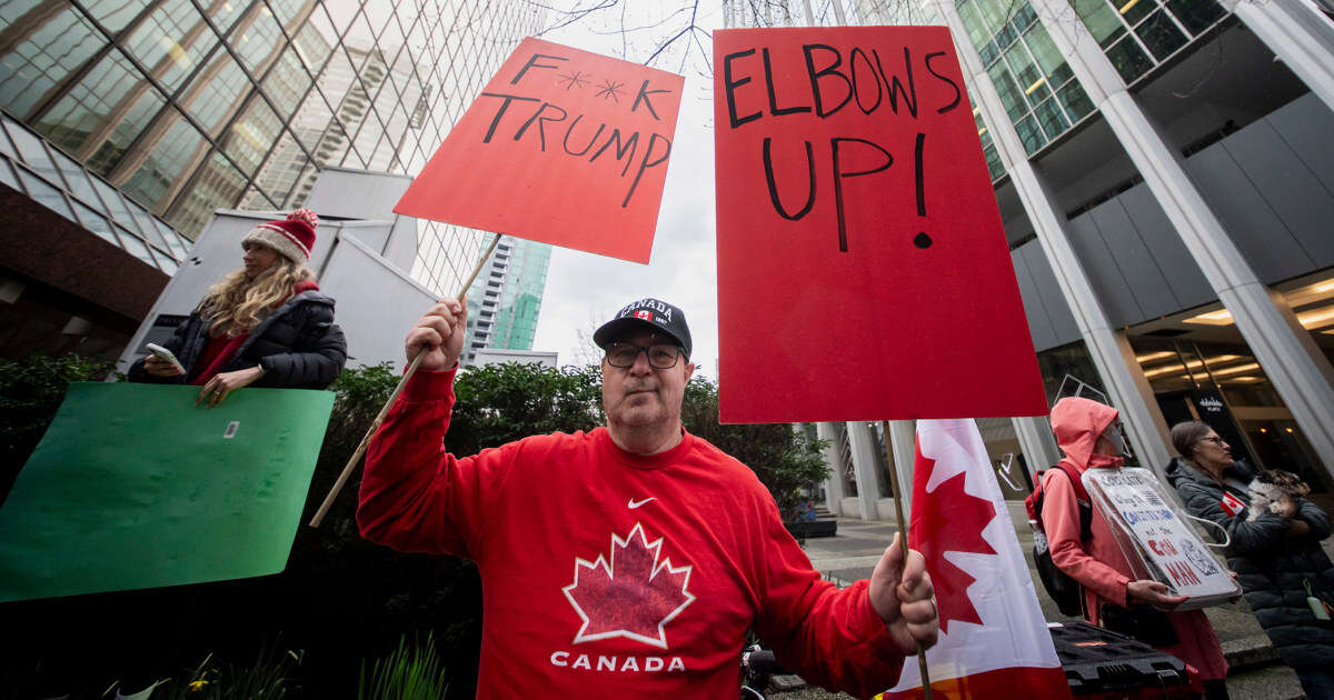 'Pissed off': Canadians drop their politeness in the wake of Trump's tariffs