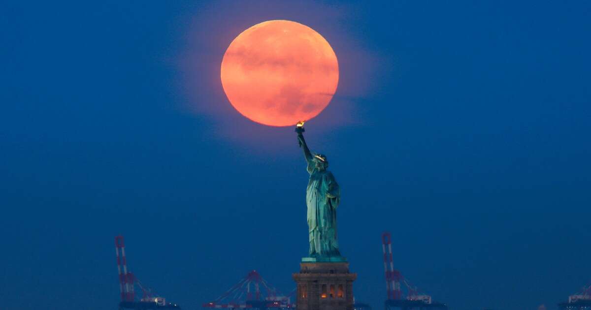 'Supermoon eclipse' will be visible across North America on Tuesday