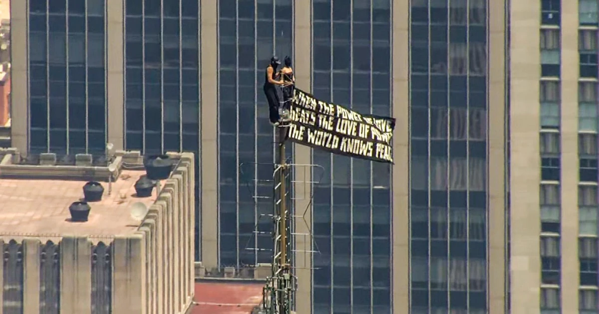 Reckless endangerment charges follow for daredevil couple that scaled Empire State Building 