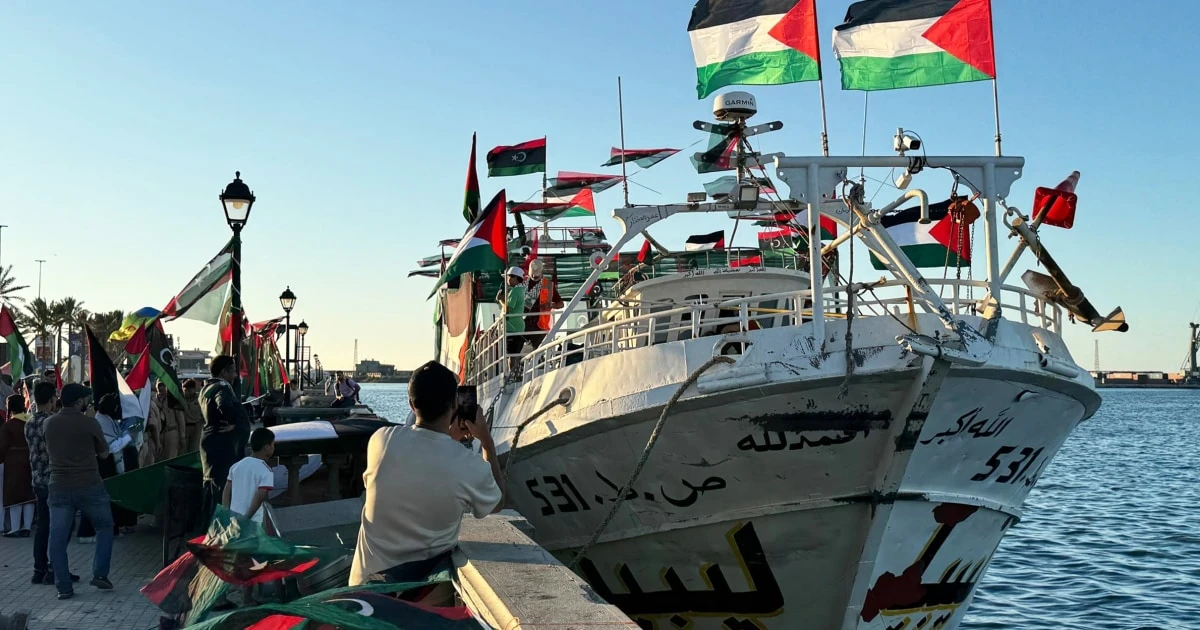 Gaza aid flotilla reports explosions, drones and radios 'jammed' with ABBA music 