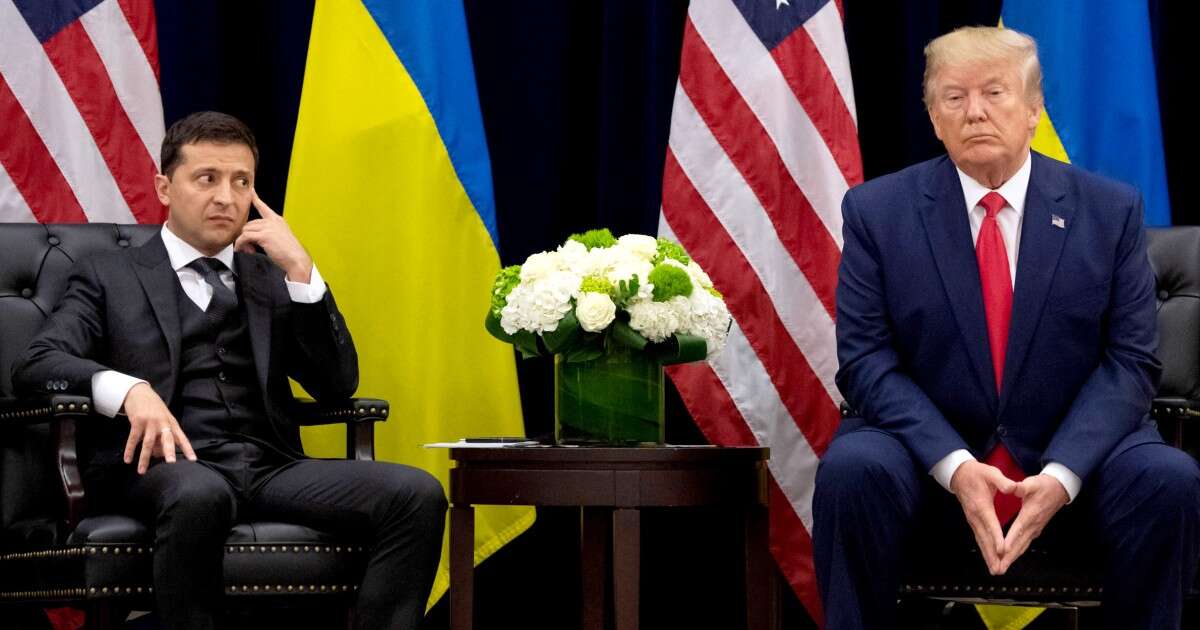 Meeting with Zelenskyy, Trump says he will negotiate a Ukraine-Russia deal 'that's good for both sides' 