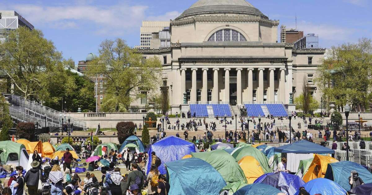 Columbia stalemate continues with student protesters still camped on lawn