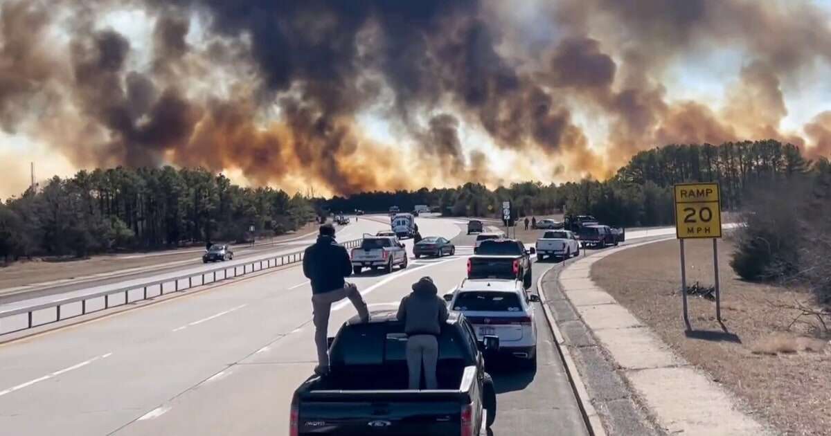 Brush fire on Long Island that's scorched 400 acres is 22% contained