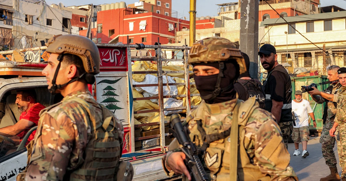 Lebanon says it is beginning disarmament of Palestinian factions in refugee camps