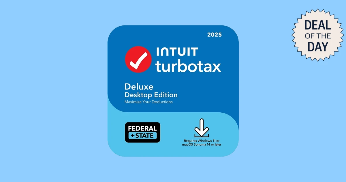 Deal of the Day: TurboTax software is 30% off on Amazon