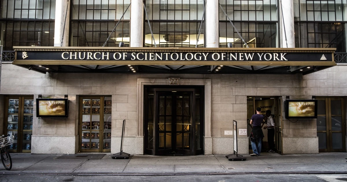 Viral 'speed running' challenge hits Church of Scientology New York