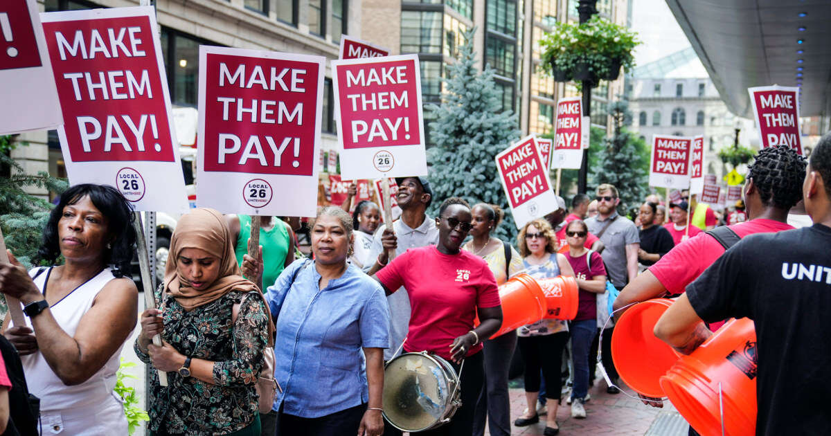 Strikes start at top hotel chains as housekeepers seek higher wages and daily room cleaning work 