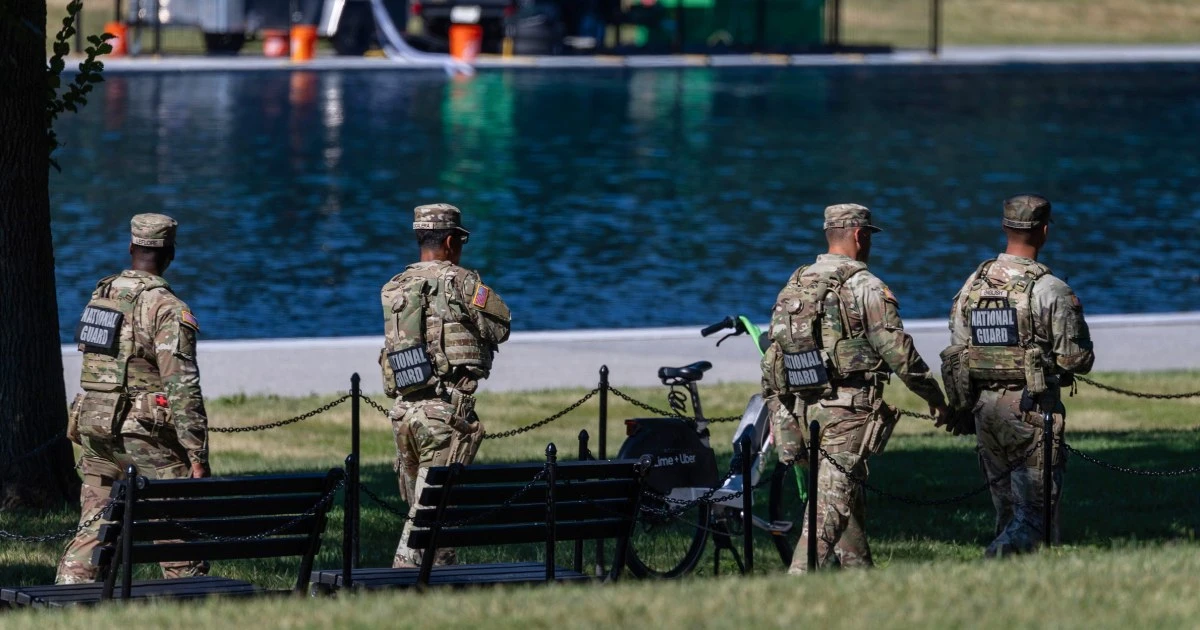 Man seen on video being detained at Reflecting Pool faces disorderly conduct and obscenity charges