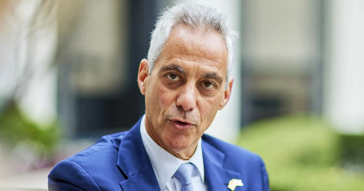 Rahm Emanuel confronts 'awkward' prospect of facing a home-state rival in the 2028 presidential race
