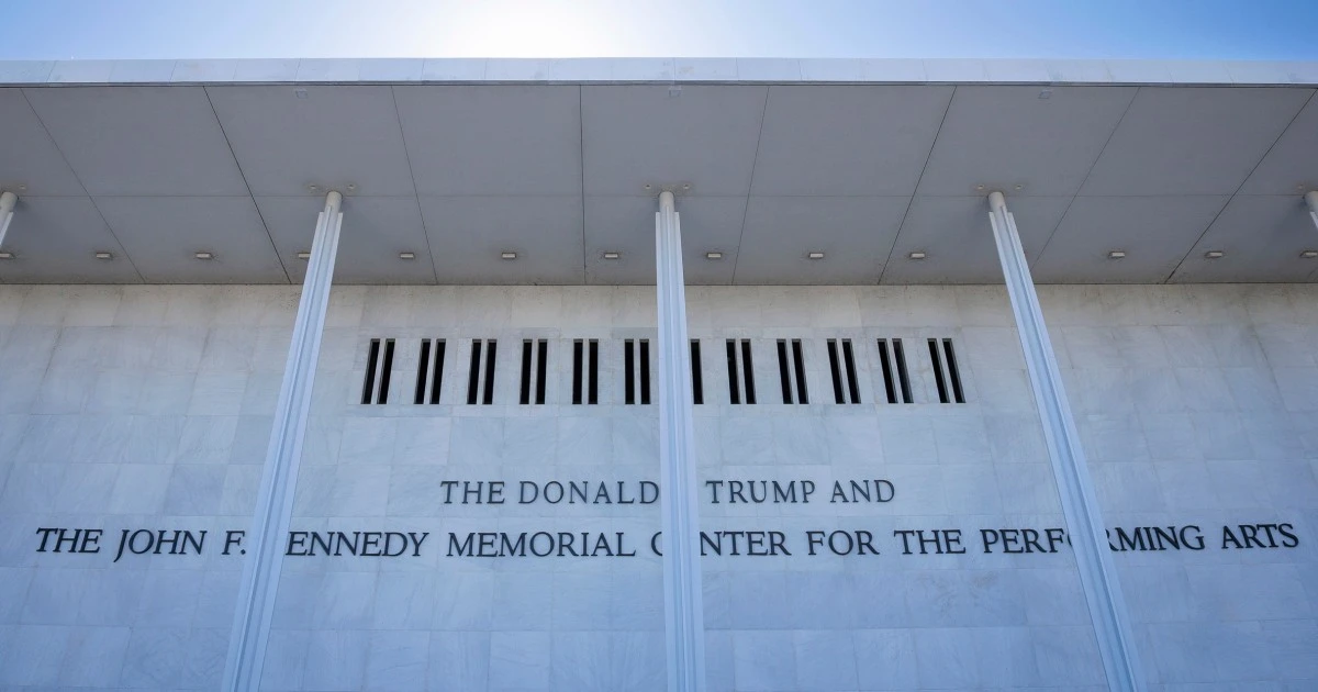 Kennedy Center lawyers tell staff to remove references to Trump in signage