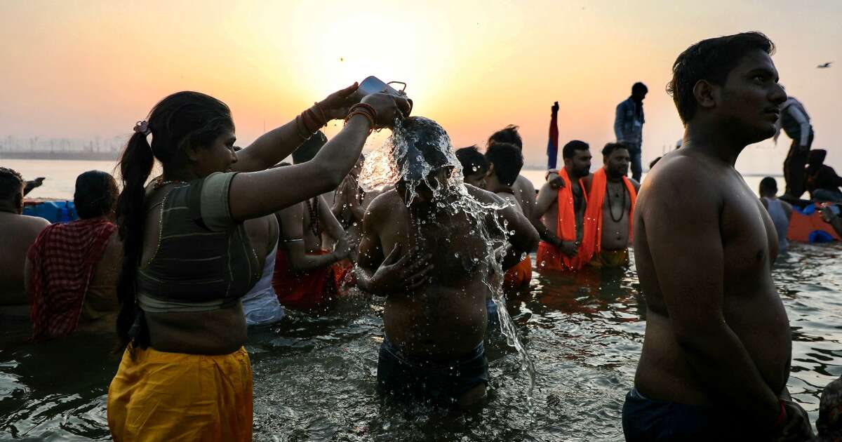 Ten million Indians take holy dip on key day of Kumbh Mela festival