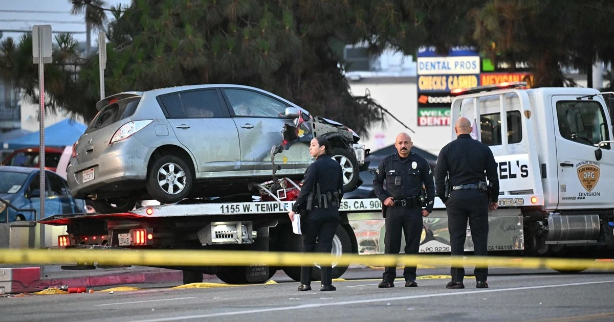 Driver accused of plowing into L.A. crowd charged with 37 counts of attempted murder