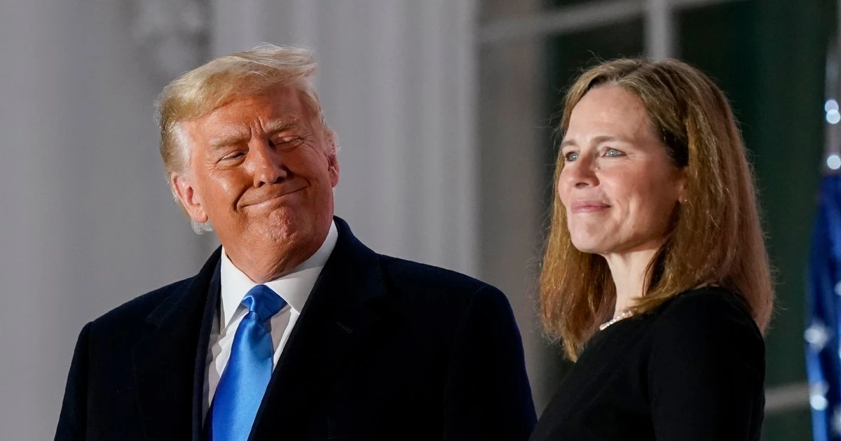 After criticism from MAGA world, Amy Coney Barrett delivers for Trump