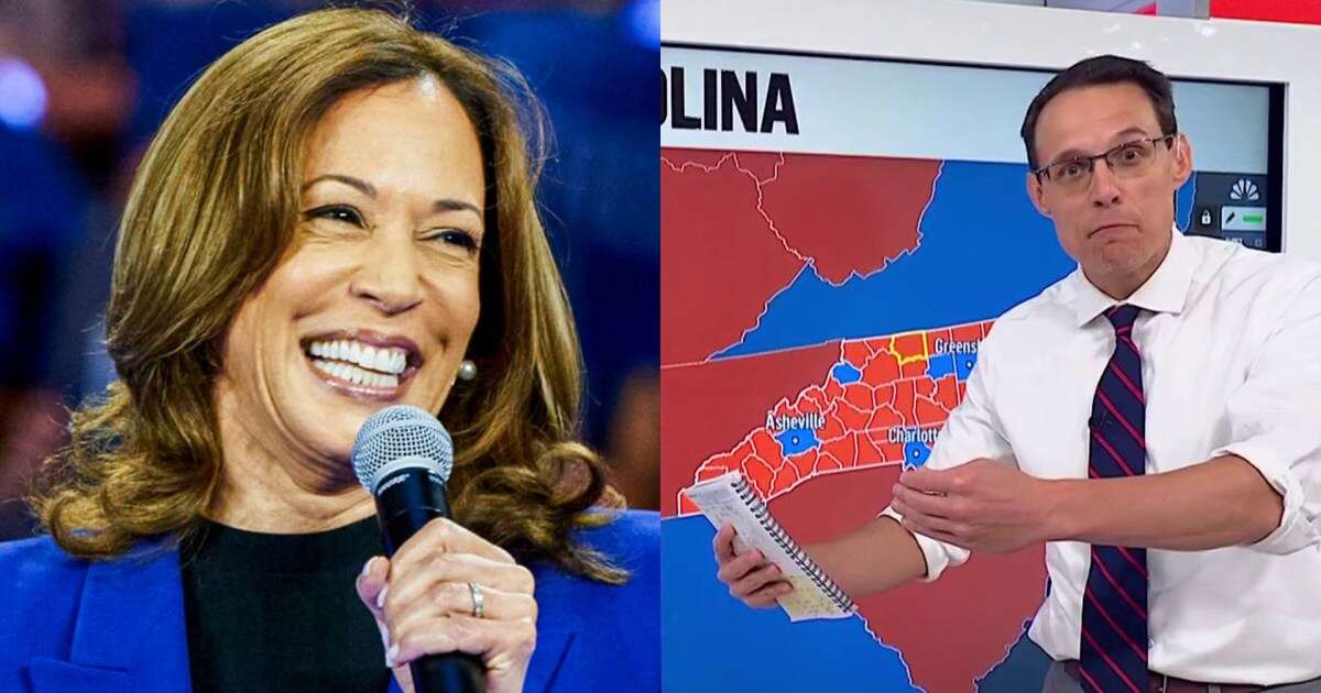 Kornacki breaks down the shift in North Carolina toward Harris