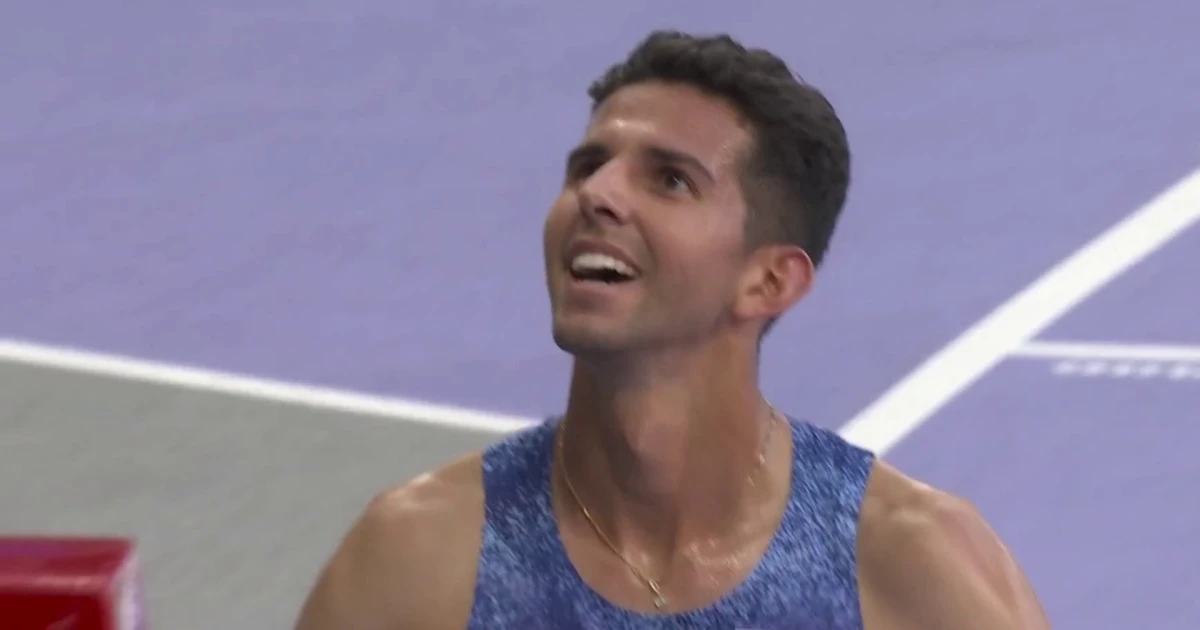 Grant Fisher rallied to grab bronze in men’s 5,000