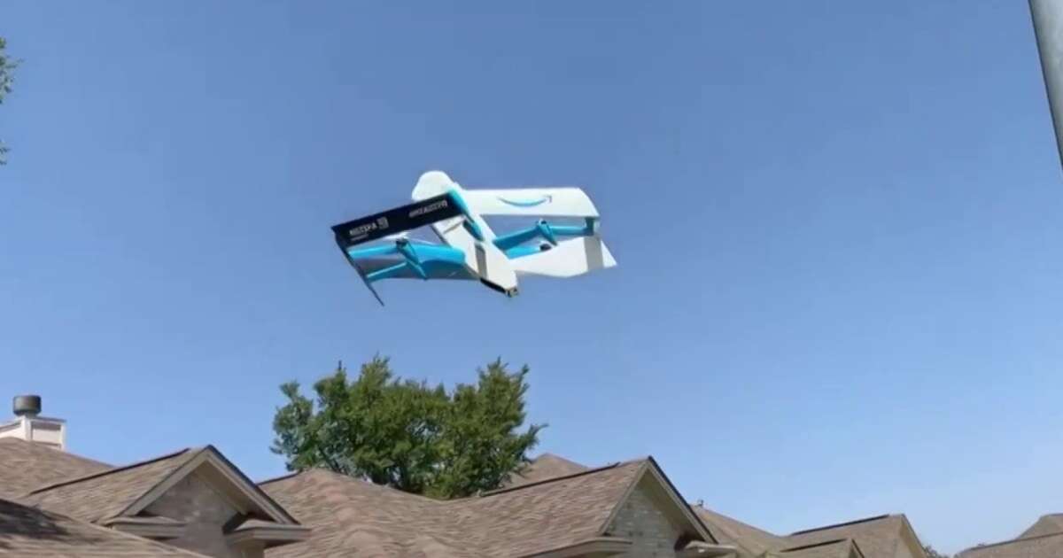 Amazon’s drone delivery service pilot program faces new scrutiny in College Station, Texas