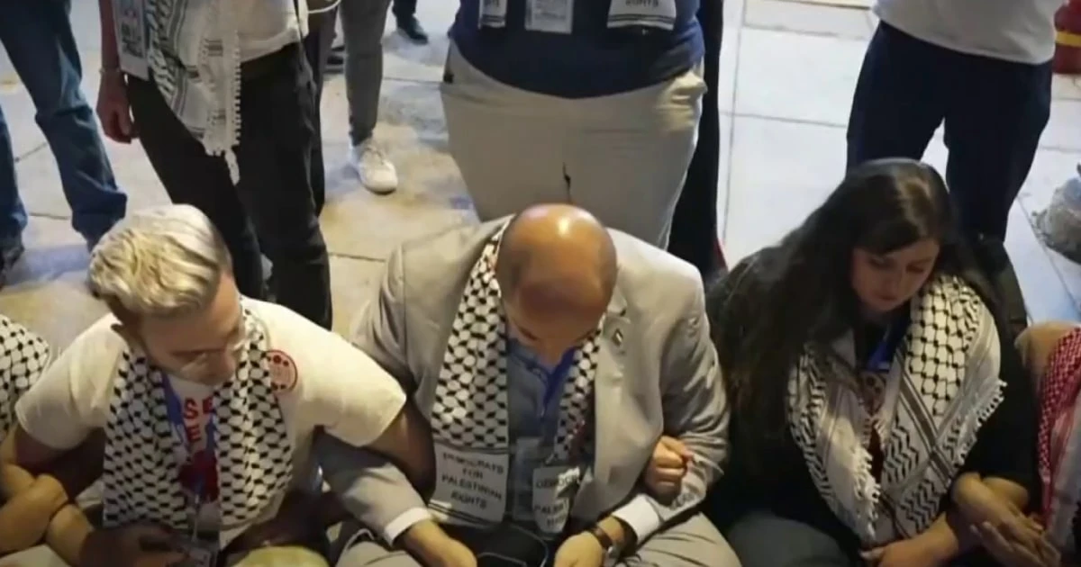 Pro-Palestinian protesters hope for speaking slot during final night of DNC