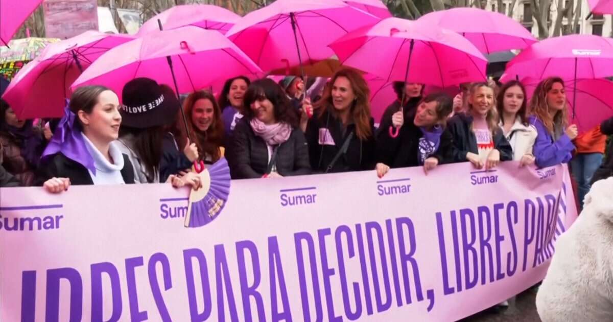 Thousands gather across the globe to mark International Women's Day