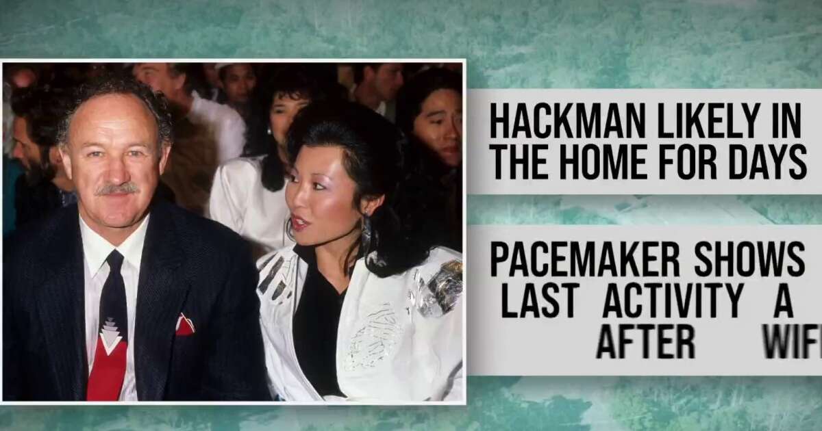 Gene Hackman died a week after the rare hantavirus killed his wife