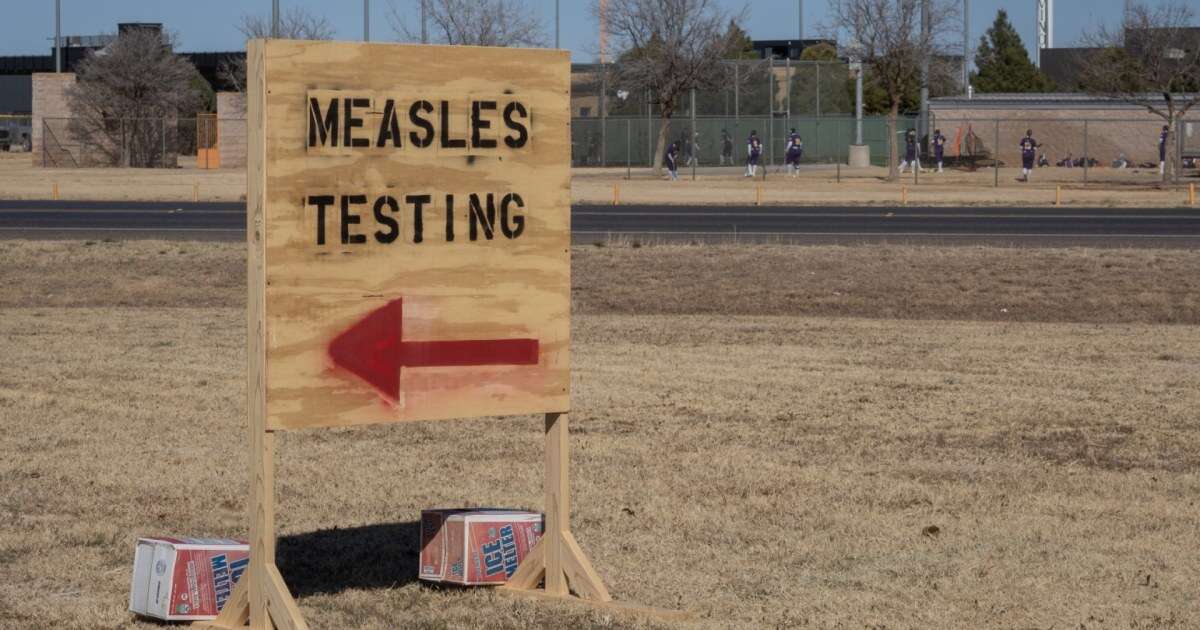 Following death, New Mexico man tests positive for measles