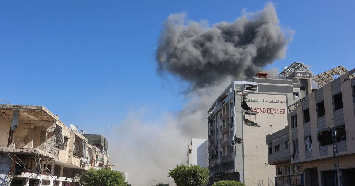 Watch: Huge blast after Israeli airstrike hits displacement camp in Gaza