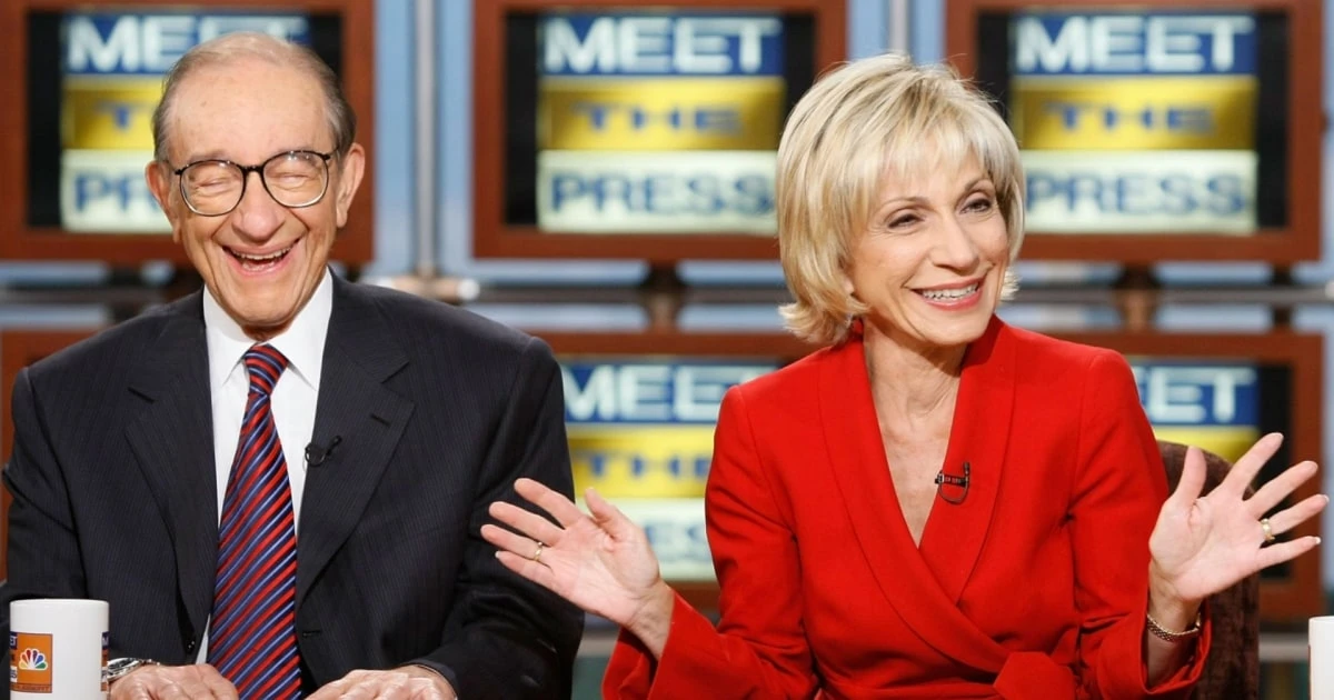 Remembering Alan Greenspan and Andrea Mitchell's joint Meet the Press interview (2007)