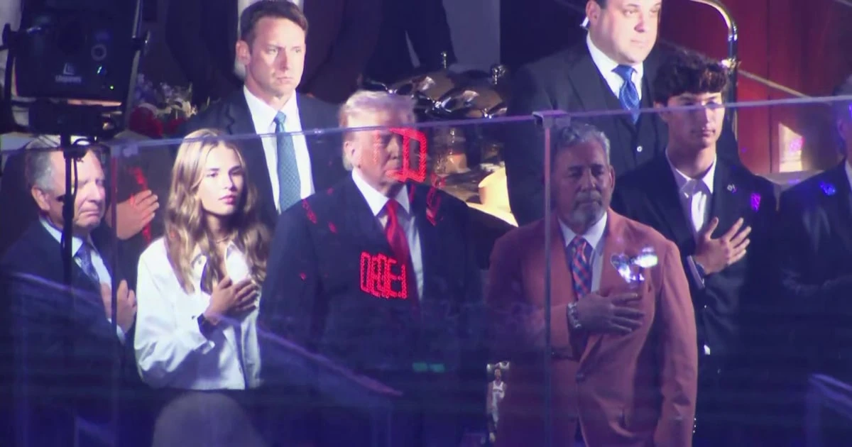 Trump booed at Madison Square Garden during NBA Finals game