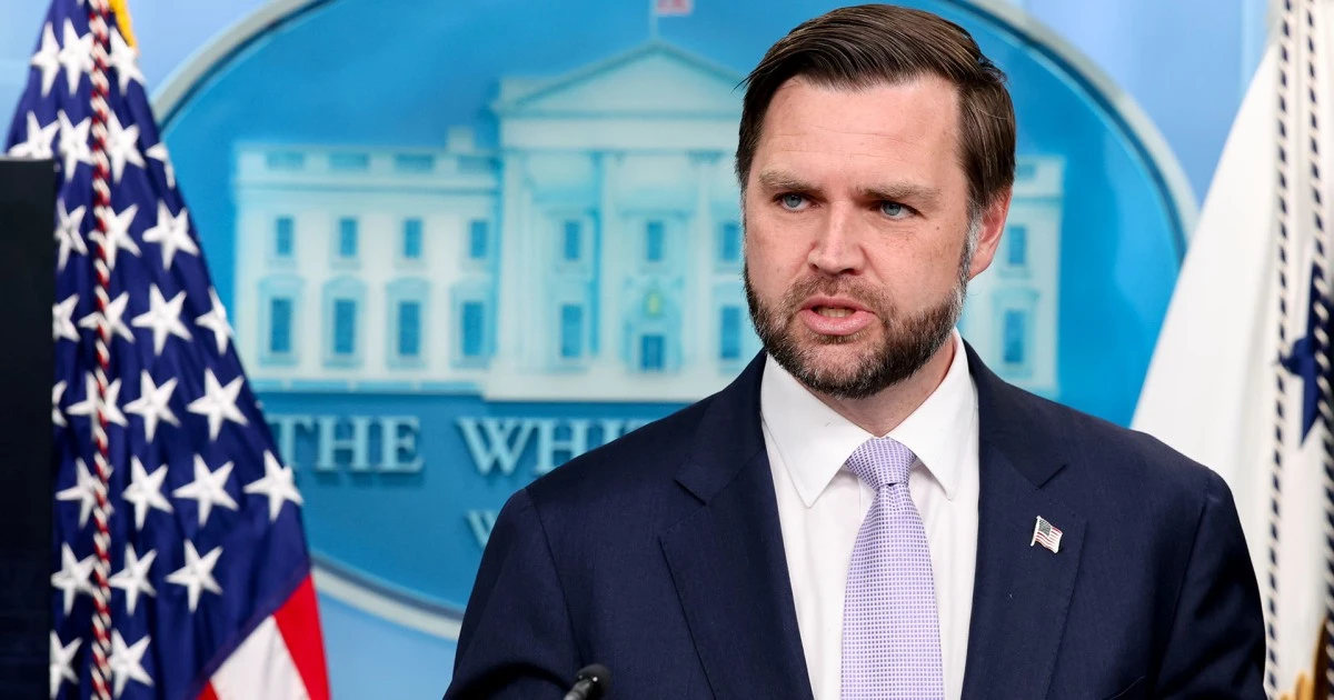 Vance holds White House press briefing