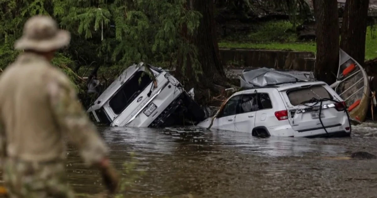 Search for missing in Texas affected as recovery process hampered by debris