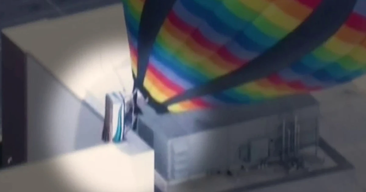 Hot air balloon crashes into California casino amid fierce winds