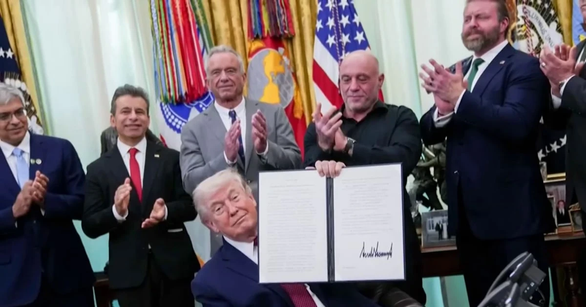 Trump signs order to speed up review of psychedelic drugs for mental health treatment