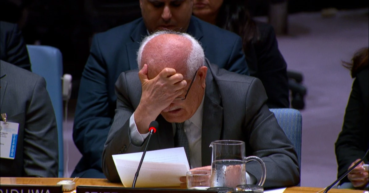 Palestinian ambassador to U.N. breaks down when talking about Gaza’s starving children