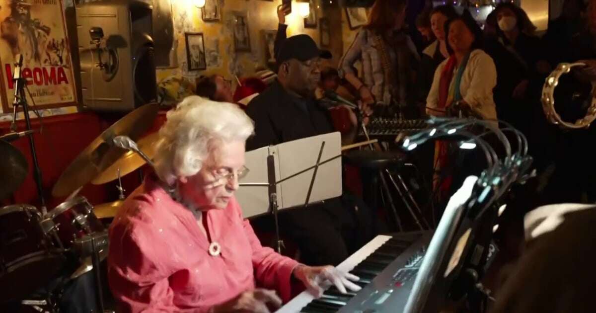 92-year-old piano player says she ‘would’ve passed away’ if it weren’t for her band