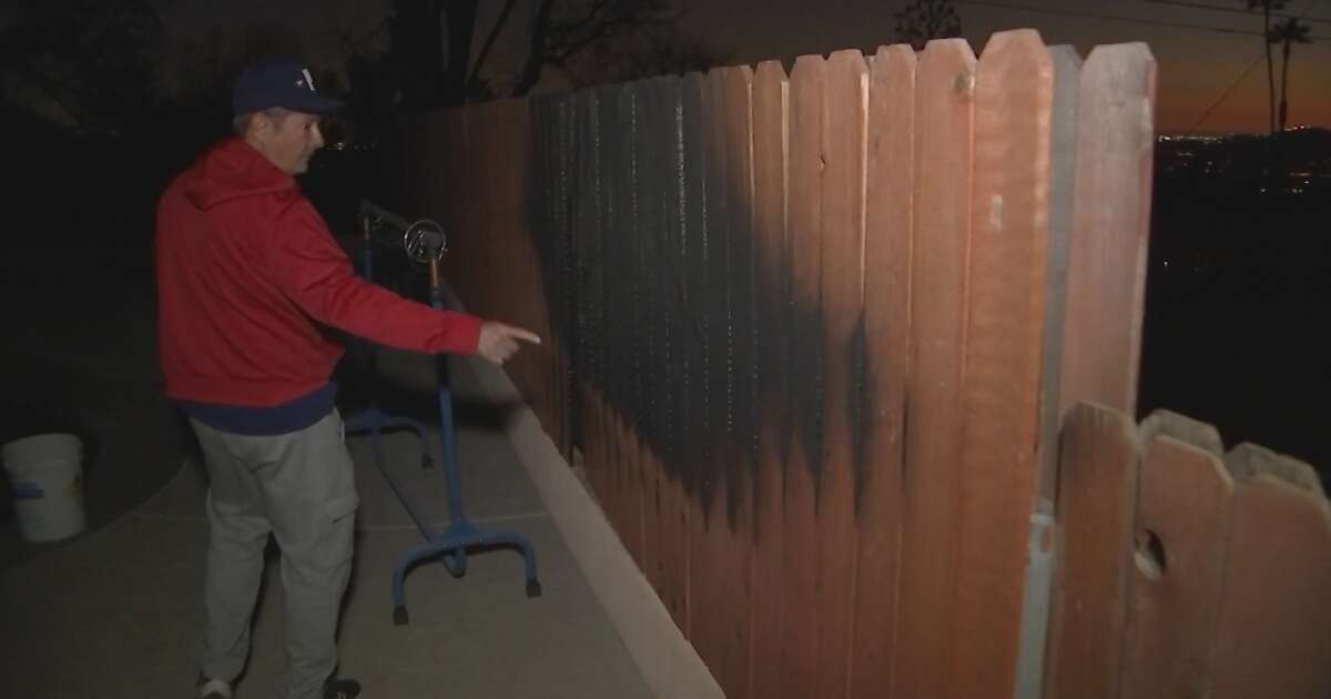 'I caught on fire a couple of times': Altadena man describes fighting wildfire with garden hose