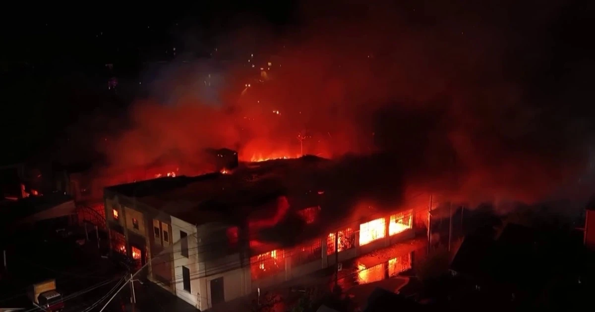 Massive New Jersey fire prompts school closures