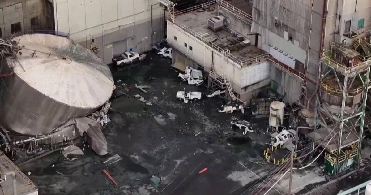 Two people confirmed dead after chemical tank implodes in Washington state