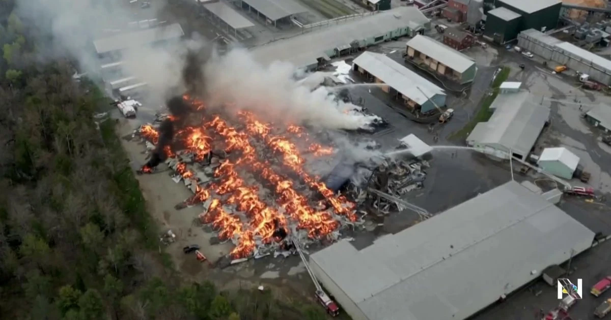 Mass casualty explosion at Maine lumber mill