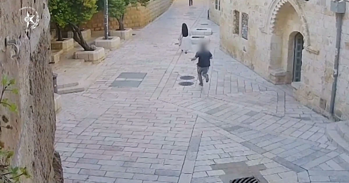 Israeli police release video showing the moment a French nun was attacked in Jerusalem