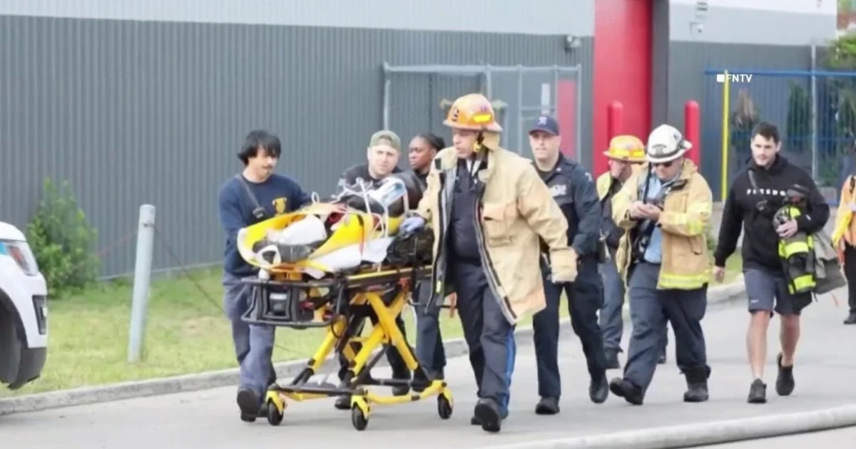 Firefighters injured in shipyard explosion