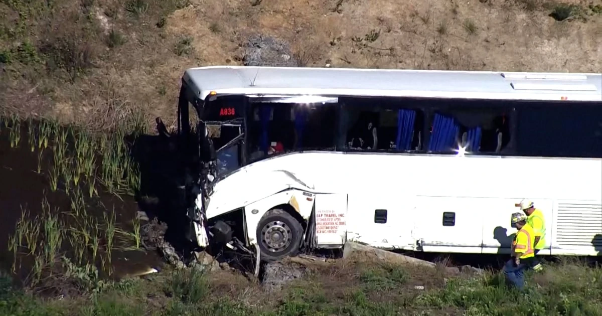 Bus crash in Virginia leaves at least five dead