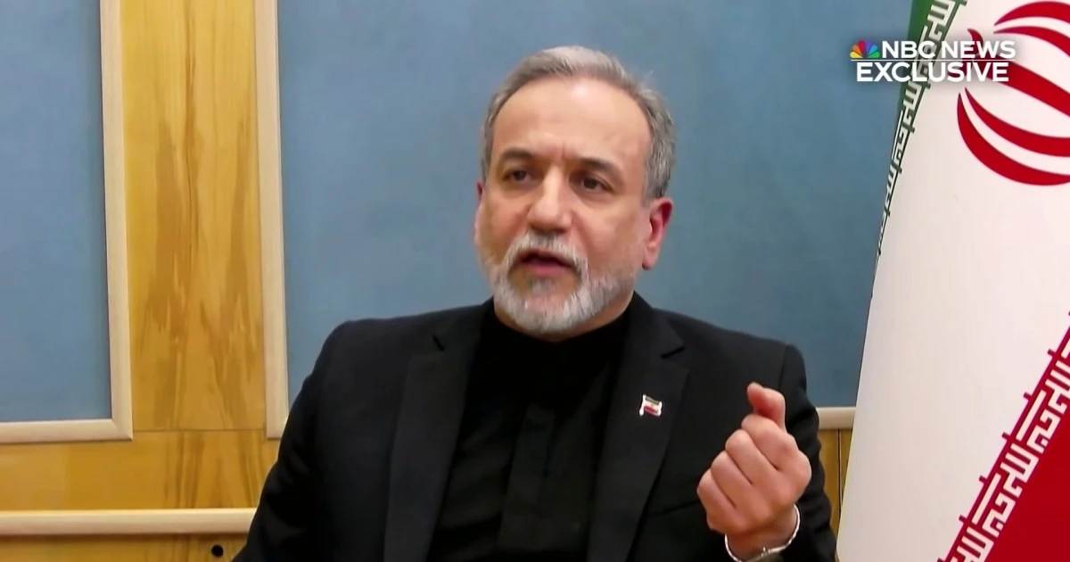 Iranian foreign minister says there is 'no request for a ceasefire'