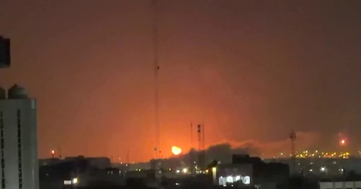 Skies above Tehran 'turning orange' amid U.S. strikes