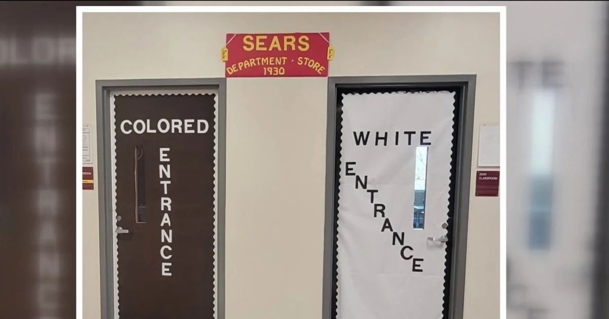 North Carolina school takes down controversial segregation-era display