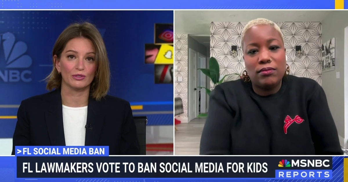 'It's a matter of life and death' FL State Rep Michele Rayner on social media ban for kids