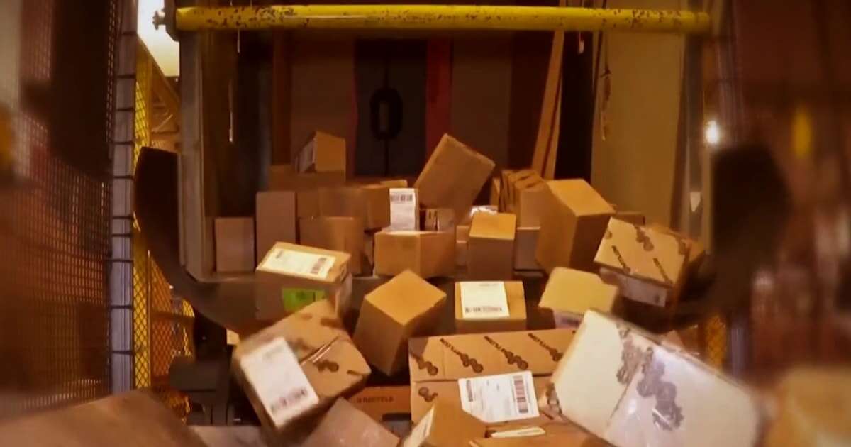 More packages are being delivered damaged