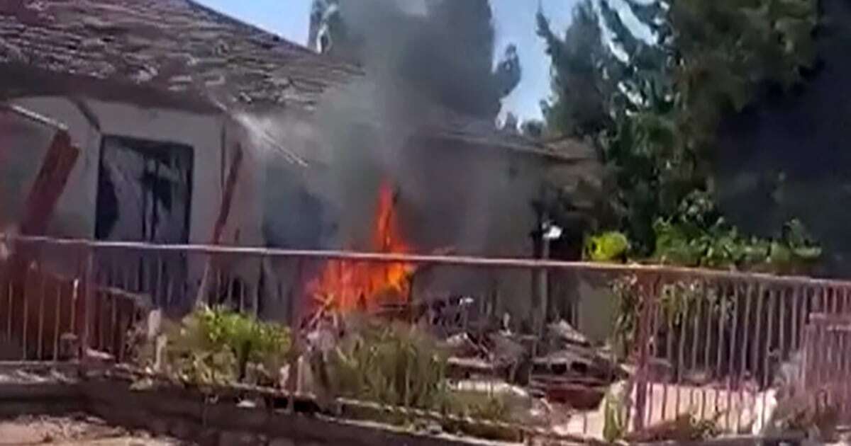 Videos show house and hillside in northern Israel   hit by Hezbollah rockets