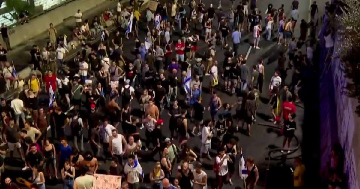 Protests in Israel over death of six hostages spill into streets of Tel Aviv