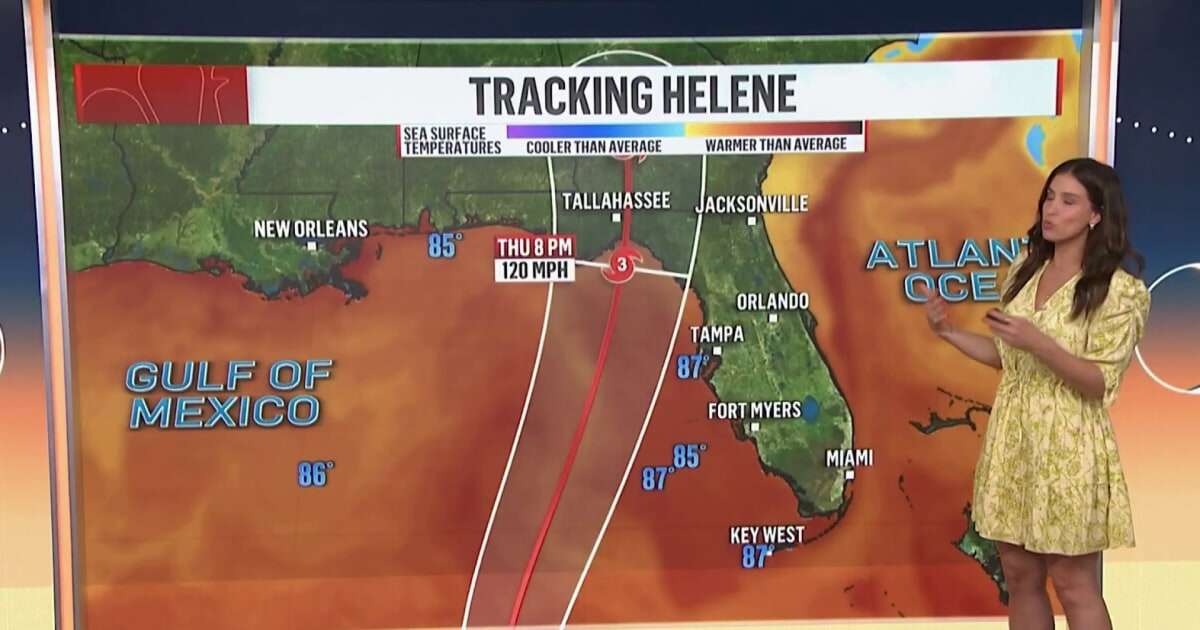 Florida braces for Helene to hit, potentially as a Category 3 hurricane